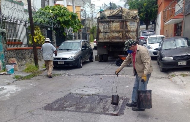Intensa jornada de bacheo lleva  a cabo Ayuntamiento de Cuernavaca