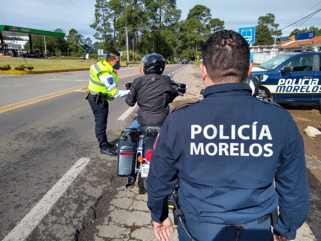 Da continuidad CES Morelos al operativo &#039;Motocicleta y casco seguro&#039;