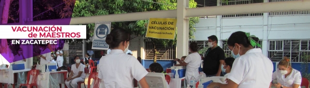 Incidentes menores en el primero de los cuatro días de vacunación a personal del sector educativo en el ITZ. 