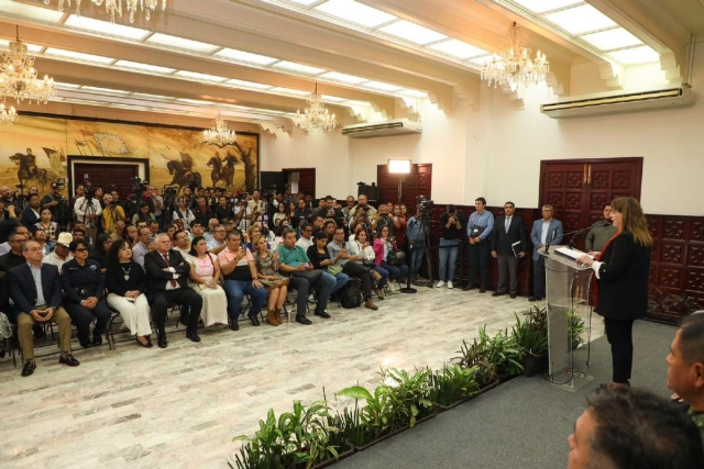 La gobernadora Margarita González Saravia abordó el asunto del fiscal general del estado durante la conferencia de prensa que ofreció este miércoles en el palacio de gobierno. 