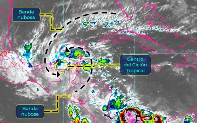 Tormenta tropical Lisa llega al sur de Campeche, conoce su trayectoria