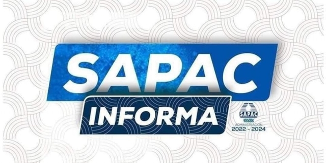 Anuncia SAPAC interrupción del servicio de agua por trabajos a cargo de CFE