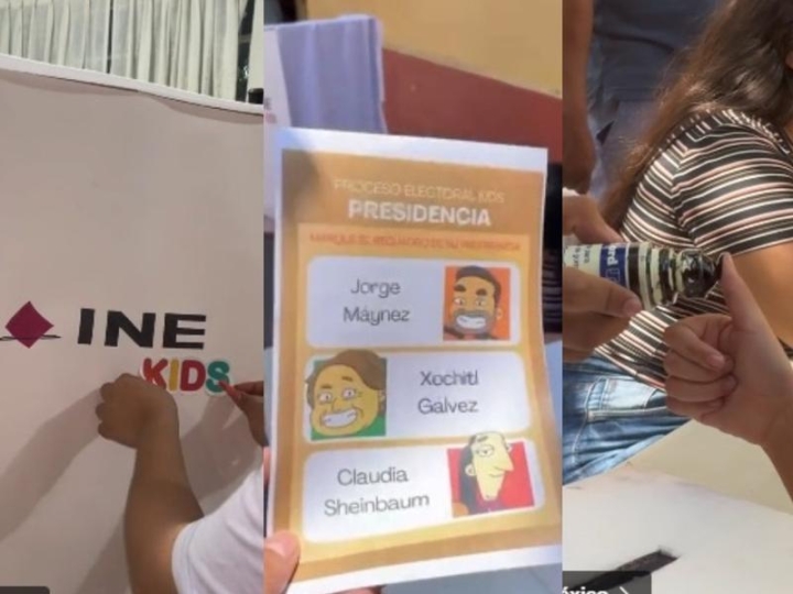 &#039;INE Kids&#039;: Simulan elecciones para que niños puedan votar