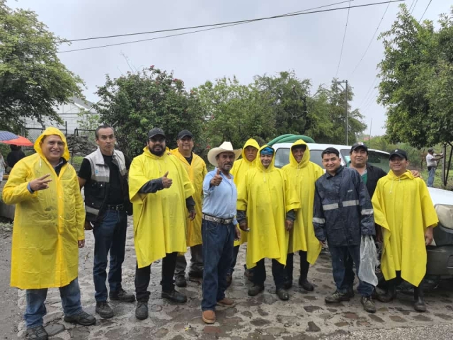 Refuerza Ceagua apoyo a zona afectada por fuertes lluvias