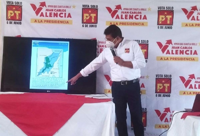 Presenta Juan Carlos Valencia el plan de rescate del río Cuautla
