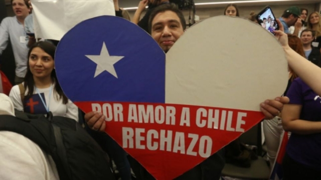 Chile rechaza propuesta de nueva constitución