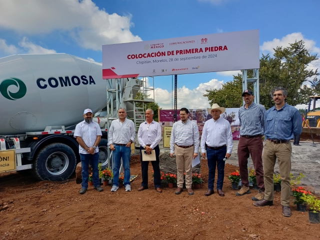 Colocan primera piedra del fraccionamiento que conectará con el puente Apatlaco