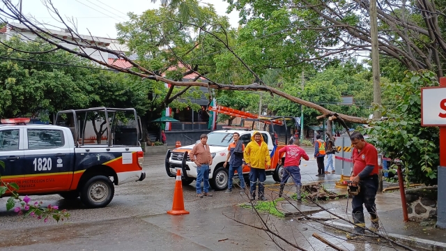 Informó Seprac de afectaciones por lluvias