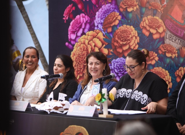 Anuncia Margarita González Saravia el Festival Miquixtli, 'Mujeres, Raíz, Memoria Viva, Flor Eterna'