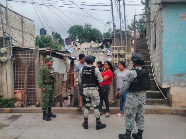 Realiza GN recorridos preventivos y de proximidad social en colonia La Estación