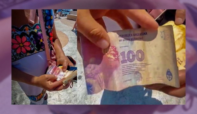 Viral: turista argentina estafa a artesana en Yucatán