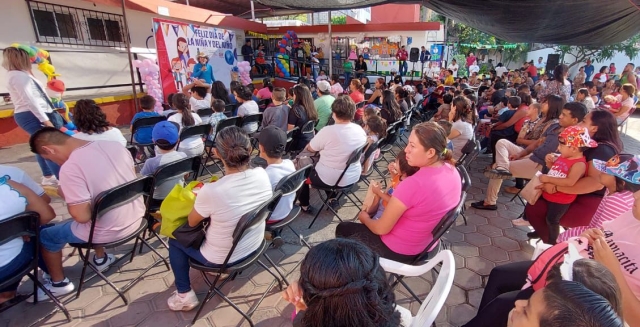 Encabeza alcalde de Jiutepec celebración para la infancia en situación vulnerable