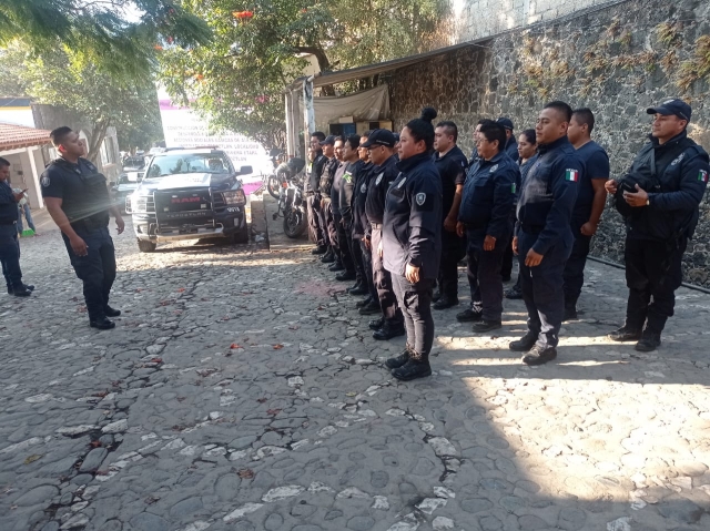 Llegan a acuerdo policías de Tepoztlán con autoridades del ayuntamiento, tras paro