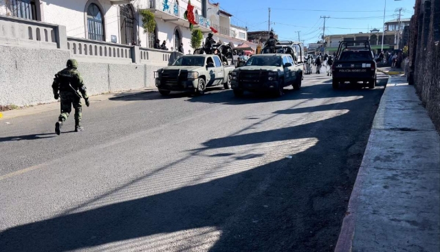 Durante el transcurso del miércoles hubo presencia de fuerzas federales en Huitzilac.