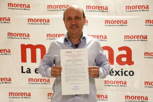 Rodrigo Arredondo López señaló que desde la campaña política se ha desenvuelto bajo los lineamientos de Morena.