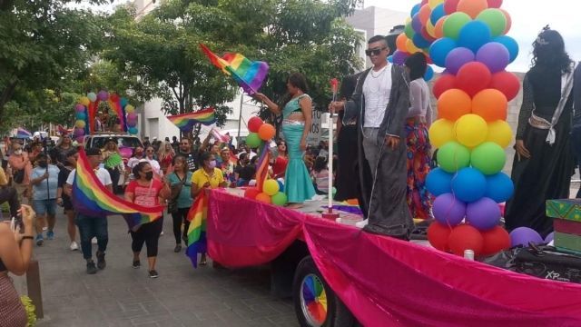 La comunidad LGBT de Jojutla llamó a la población a avanzar en los temas de inclusión y respeto a sus integrantes. 