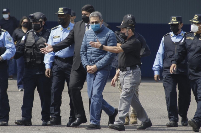 Expresidente de Honduras es condenado a 45 años de prisión por narcotráfico