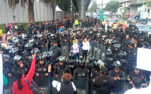 Juezas acusan represión por encapsulamiento de trabajadoras del Poder Judicial