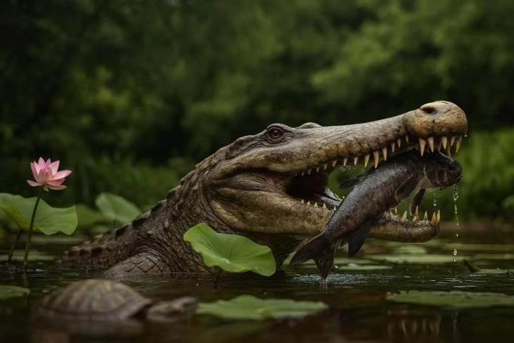 Descubren fósil de cocodrilo marino antiguo en Egipto