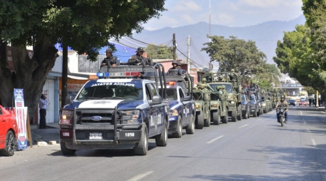 Refuerzan presencia de fuerzas federales en Morelos