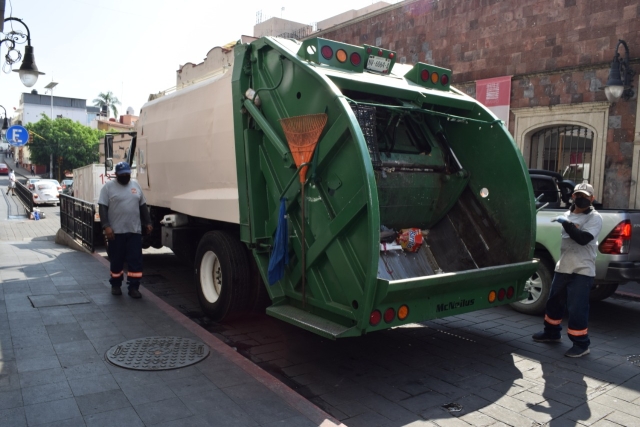 Señala Gobierno de Cuernavaca que garantiza servicio de recolección de basura en el municipio