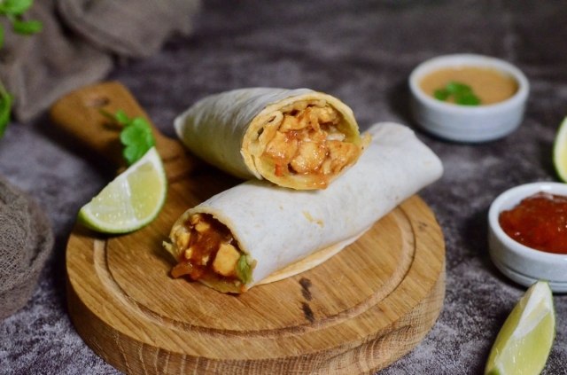 Burritos de pollo: receta saludable para una cena ligera y deliciosa