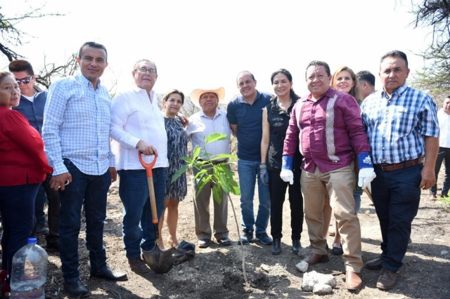 Fomenta gobierno de Cuauhtémoc Blanco programa de reforestación que abona al cuidado del medio ambiente