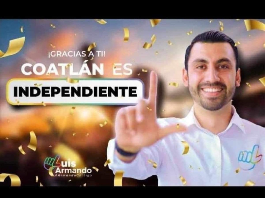 En Coatlán, Luis Armando Jaimes se lanzó como candidato independiente y todo apunta a que será el próximo alcalde.