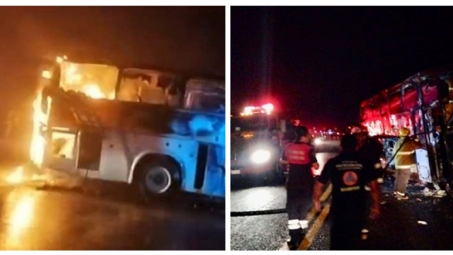 Incendian vehículos sobre carretera Chilpancingo - Tixtla en otra jornada violenta en Guerrero