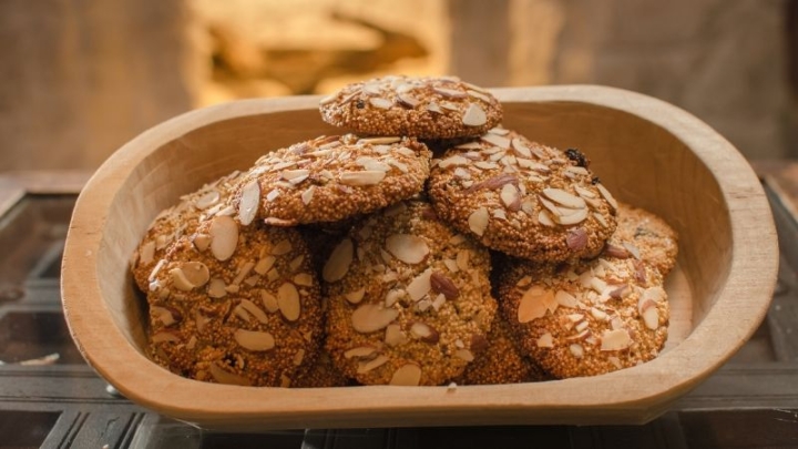 Postre fácil: Ricas galletas de amaranto y almendras con receta casera