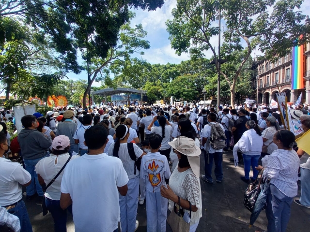 Realizan octava marcha por la paz en Cuernavaca