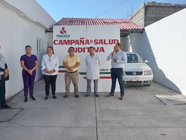 Realizan con éxito campaña de salud auditiva en Temixco