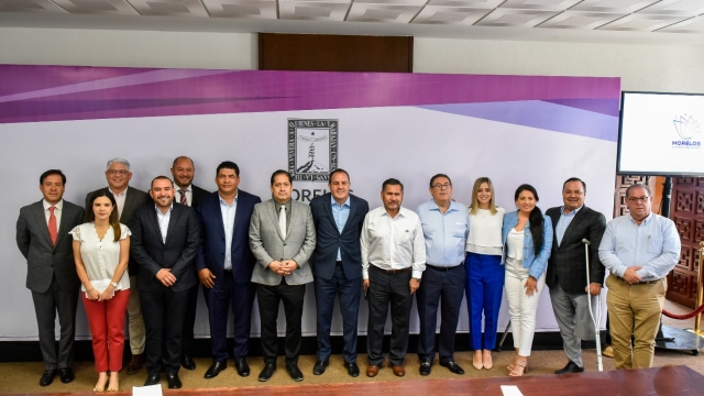 Coincide gobernador con diputadas y diputados en trabajar en una agenda común a favor de Morelos