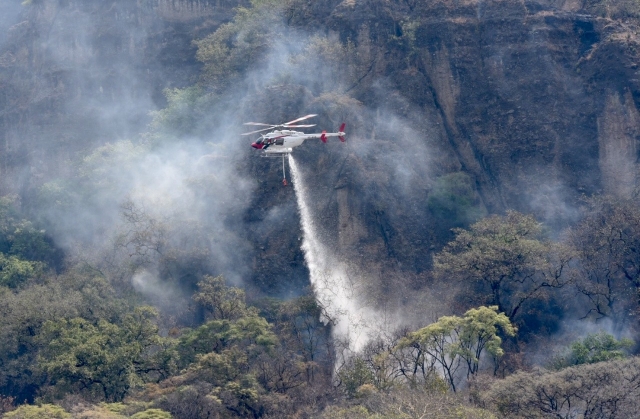 90% de control y 60% de liquidación en incendio forestal en paraje &#039;Malinalapa&#039;