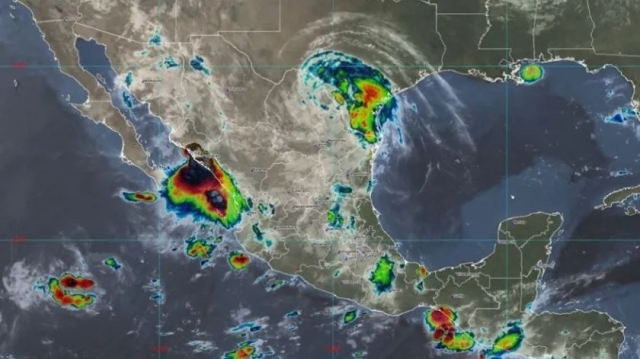 Clima en México: Prevén lluvias intensas en el Norte y Noreste del País