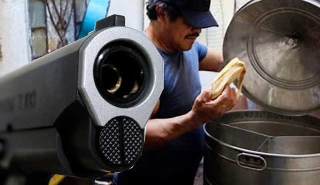 Hieren a vendedor de tamales en Tehuixtla