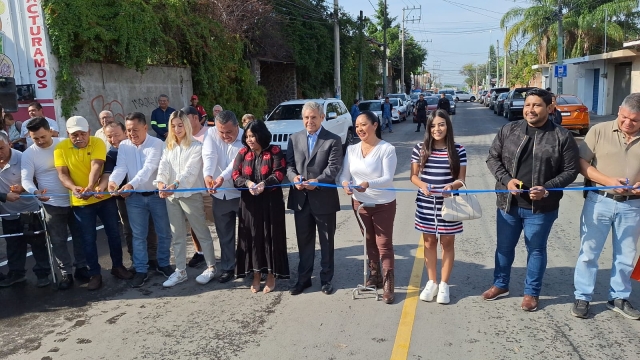 Entrega alcalde capitalino obra de rehabilitación de avenida 10 de Abril