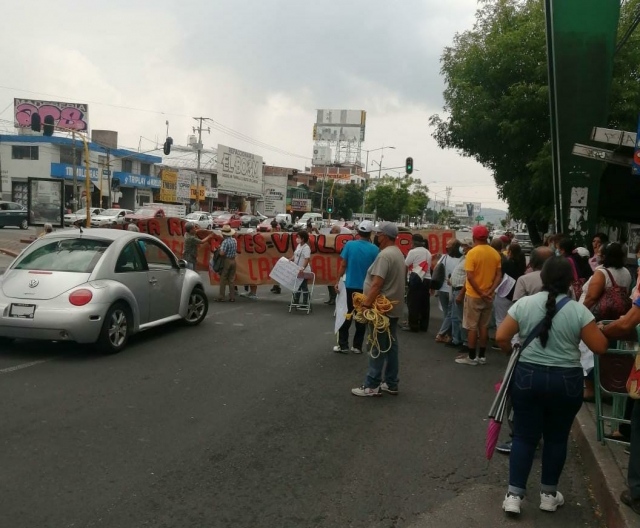 Asociación Cívica Morelense cierra nuevamente el bulevar Cuauhnáhuac
