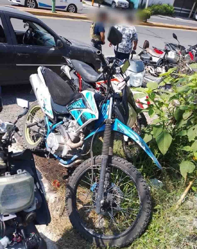 Las motos quedaron a cargo de las autoridades.