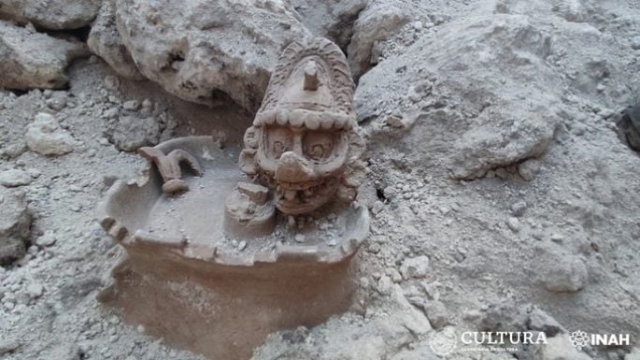 Tren Maya: Descubren representación del dios K’awiil, vinculado con los rayos y el poder