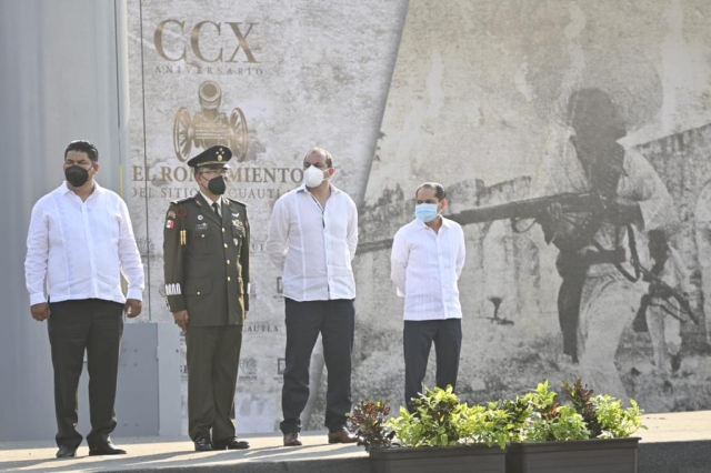 Preside gobernador conmemoración del CCX aniversario del Rompimiento del Sitio de Cuautla