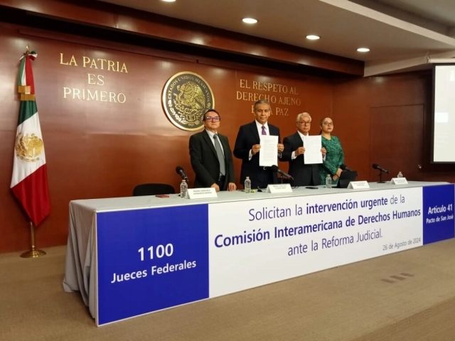 Jueces mexicanos piden intervención de la CIDH contra reforma judicial