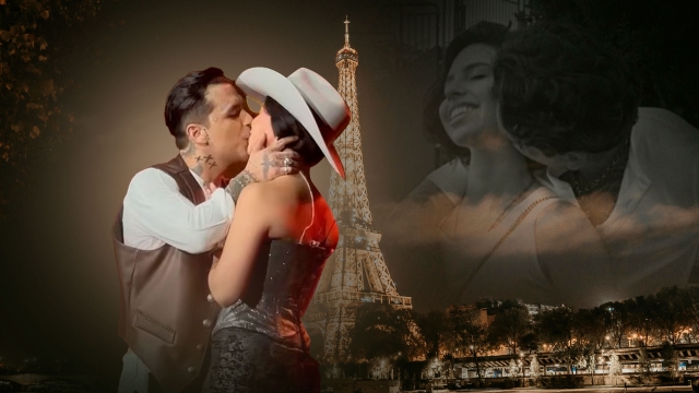 Christian Nodal y Ángela Aguilar disfrutan de París en medio de la controversia