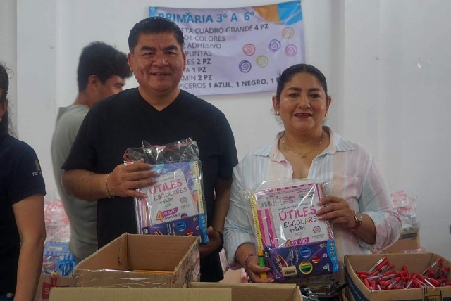 Inicia el armado de paquetes escolares gratuitos en Yecapixtla