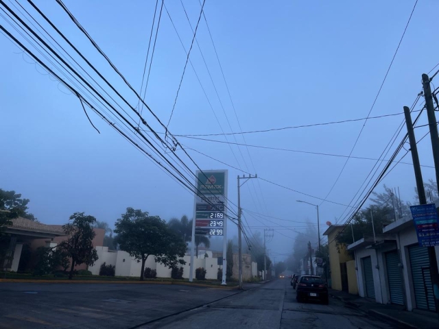 Neblina en Jiutepec