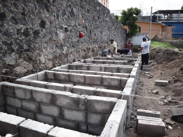 Continúan trabajos integrales de construcción de fosas de &#039;zona cero&#039; en panteón de la Paz