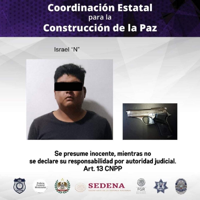 Atrapan a joven armado en Zacatepec