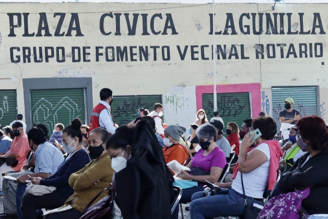 Concluye segunda jornada de vacunación contra covid-19 en La Lagunilla