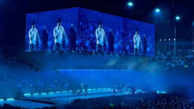 Tres heridos tras desplome de gradas en concierto en Palacio de los Deportes