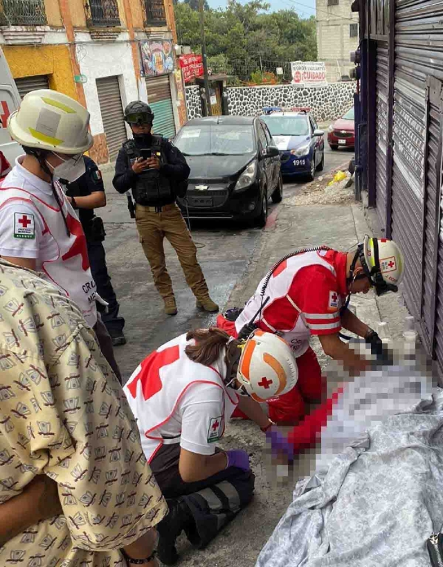 Fallece indigente en el centro de Cuernavaca